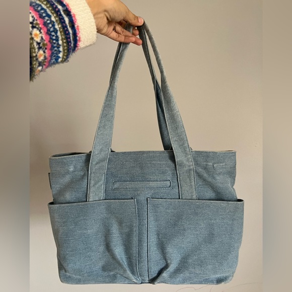 Dagne Dover Tote - DENIM - BLUE small - Picture 2 of 5